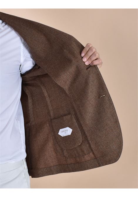 Jacke Breras aus Schurwolle in Kupferbraun Crotone BRERAS Milano | CROTONEGE250