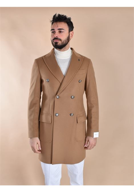 Manteau camel crois? Breras Lyon BRERAS Milano | LIONEC721161