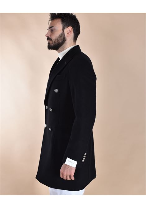 Manteau noir crois? Breras Lyon BRERAS Milano | LIONEC721167