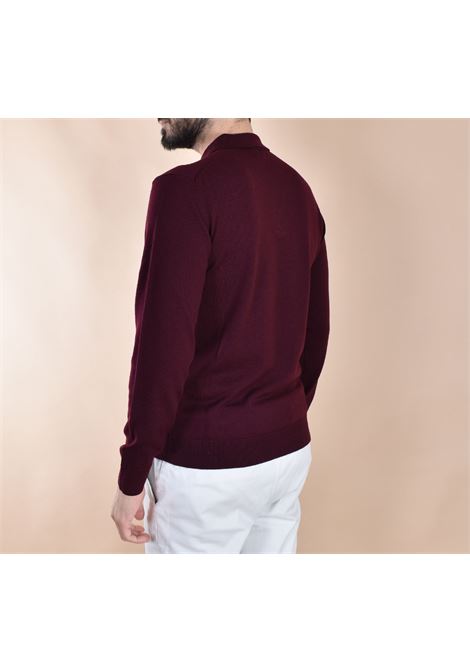 Polo Daniele Fiesoli rasata merino extrafine vinaccia DANIELE FIESOLI | 9044053