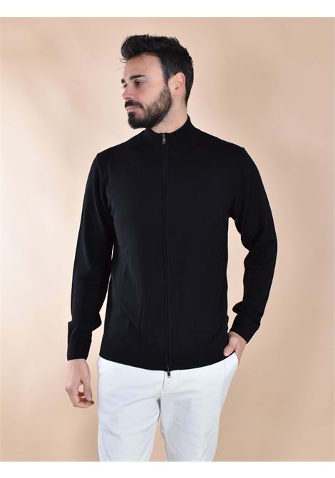 Daniele Fiesoli black zip-up turtleneck sweater DANIELE FIESOLI | DF9048013