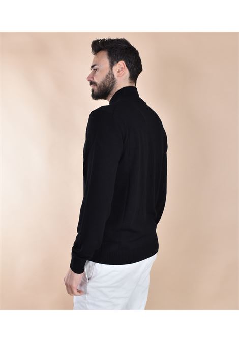 Daniele Fiesoli black zip-up turtleneck sweater DANIELE FIESOLI | DF9048013