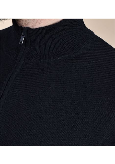 Daniele Fiesoli black zip-up turtleneck sweater DANIELE FIESOLI | DF9048013
