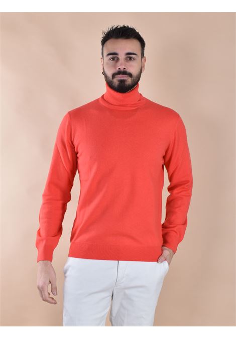 Maglia Della Ciana dolcevita cashmere lana corallo Della Ciana | 1802005