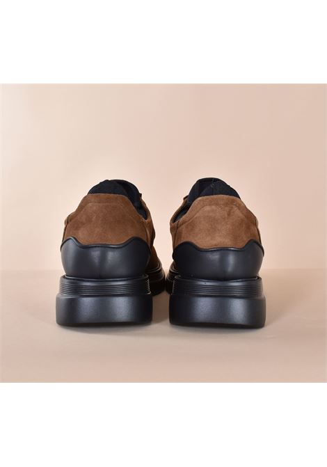 Scarpe Fabi doppio tessuto suede tabacco Velour FABI | FU1232B03LON84N55A