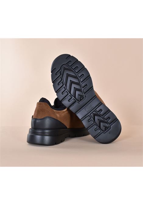 Scarpe Fabi doppio tessuto suede tabacco Velour FABI | FU1232B03LON84N55A