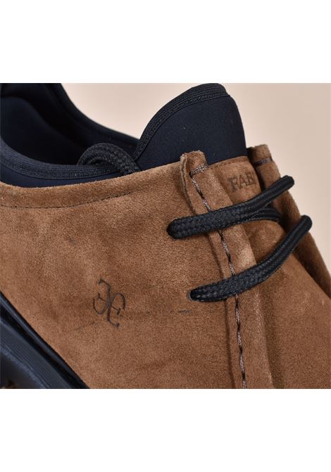 Scarpe Fabi doppio tessuto suede tabacco Velour FABI | FU1232B03LON84N55A