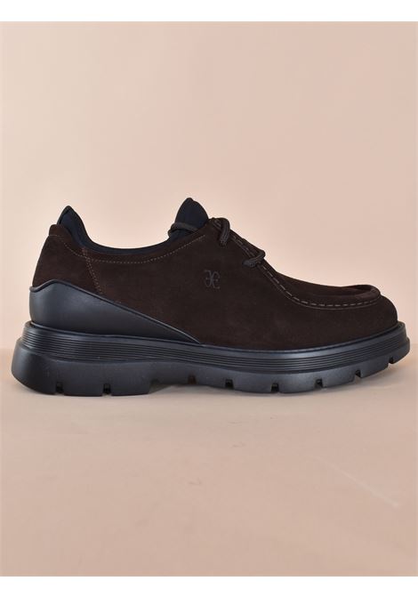 Scarpe Fabi doppio tessuto suede moro Velour FABI | FU1232B03LON84NH09