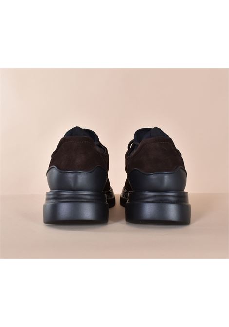 Scarpe Fabi doppio tessuto suede moro Velour FABI | FU1232B03LON84NH09