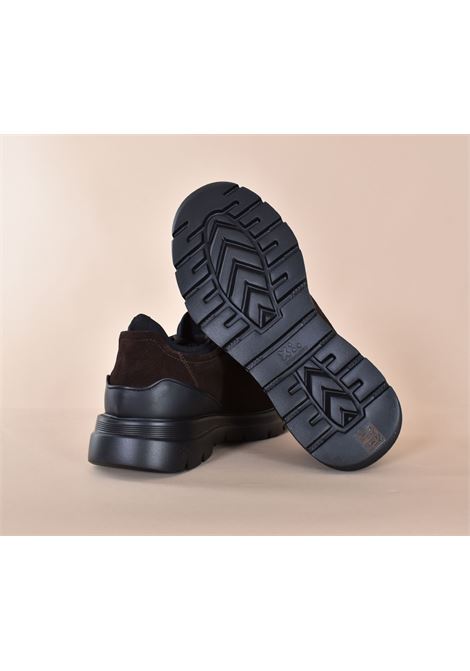 Scarpe Fabi doppio tessuto suede moro Velour FABI | FU1232B03LON84NH09