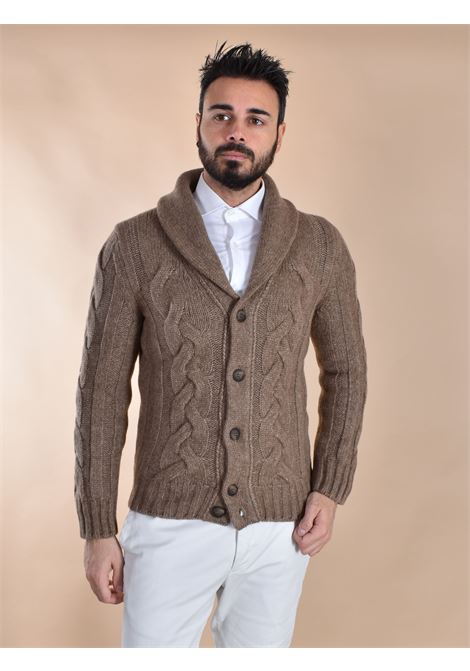 Cardigan Gran Sasso ? col ch?le noisette GRAN SASSO | 10189 19107130