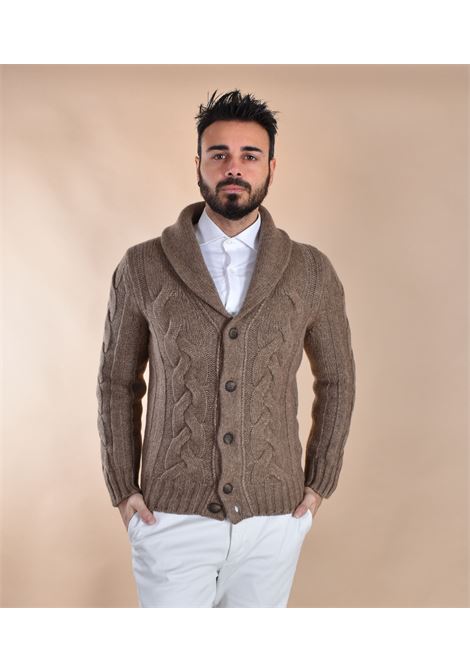 Cardigan Gran Sasso ? col ch?le noisette GRAN SASSO | 10189 19107130