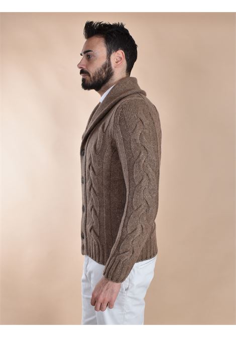 Cardigan Gran Sasso ? col ch?le noisette GRAN SASSO | 10189 19107130