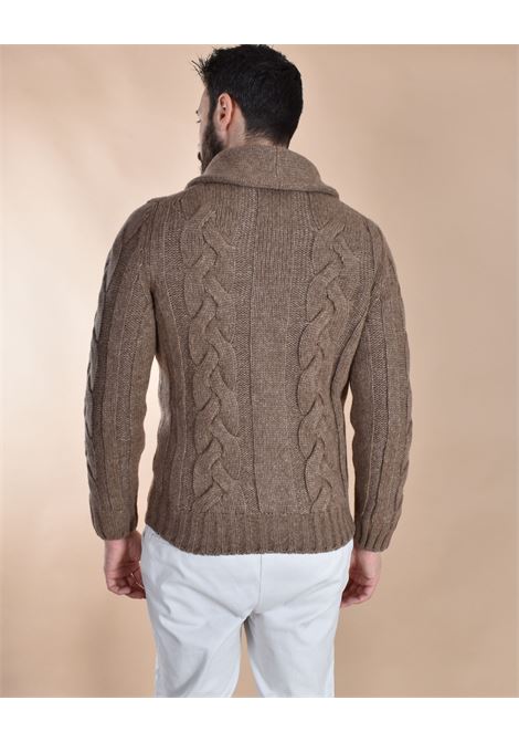 Cardigan Gran Sasso ? col ch?le noisette GRAN SASSO | 10189 19107130