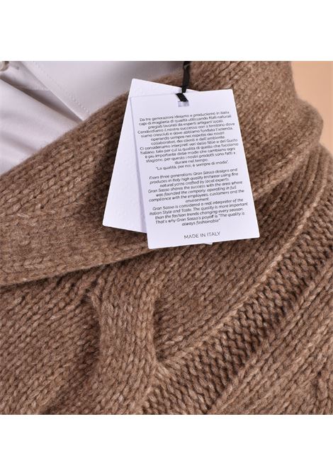 Cardigan Gran Sasso ? col ch?le noisette GRAN SASSO | 10189 19107130