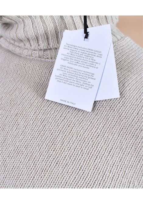 Col roul? en laine a?r?e Gran Sasso couleur sable GRAN SASSO | 13126 22601009
