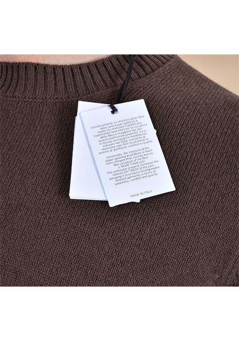 Maglia Gran Sasso marrone girocollo Super Geelong GRAN SASSO | 23131 25012177