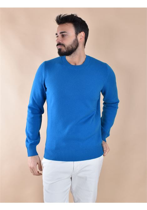 Maillot Gran Sasso bleu ?lectrique ? col rond Super Geelong GRAN SASSO | 23131 25012661