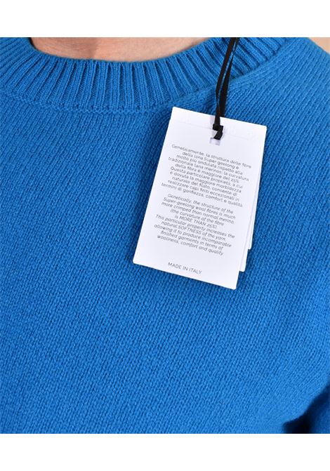 Maillot Gran Sasso bleu ?lectrique ? col rond Super Geelong GRAN SASSO | 23131 25012661