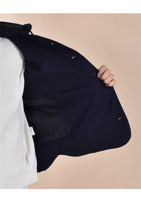 Smanicato Gran Sasso blu cappuccio Sartorial GRAN SASSO | 23192 51303598