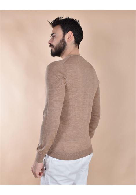 Gran Sasso Rundhalspullover aus Reisewolle in Beige GRAN SASSO | 43167 17190116