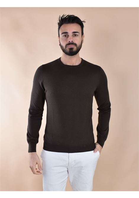 Gran Sasso Rundhalspullover aus brauner Reisewolle GRAN SASSO | 43167 17190190