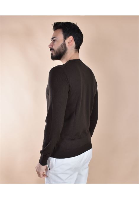 Gran Sasso Rundhalspullover aus brauner Reisewolle GRAN SASSO | 43167 17190190