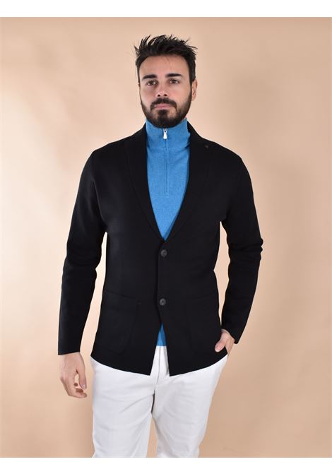 Gran Sasso extrafeiner Merinowoll-Strickjacke in Schwarz GRAN SASSO | 57125 14402099