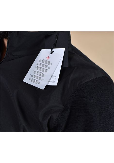 Gran Sasso zip athleisure black jersey GRAN SASSO | 57127 14815099