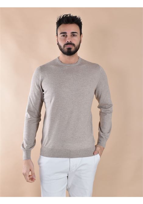 Pull Gran Sasso en laine m?rinos extrafine beige ? col rond GRAN SASSO | 57167 14499018