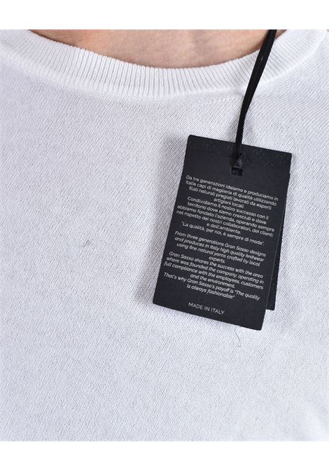 Pull fin en laine cachemire blanche Gran Sasso GRAN SASSO | 57167 34790100