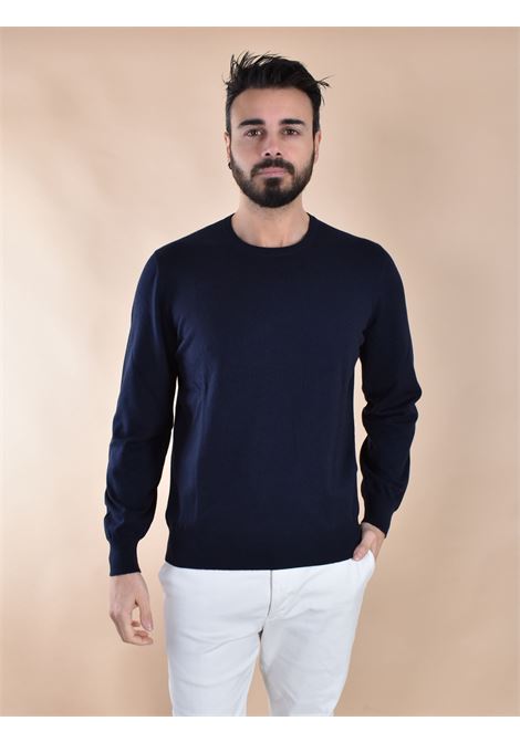 Gran Sasso d?nner blauer Woll-Kaschmirpullover GRAN SASSO | 57167 34790415
