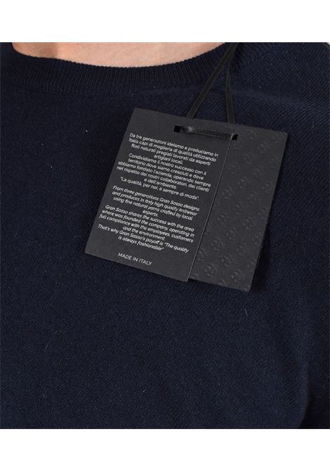 Gran Sasso d?nner blauer Woll-Kaschmirpullover GRAN SASSO | 57167 34790415