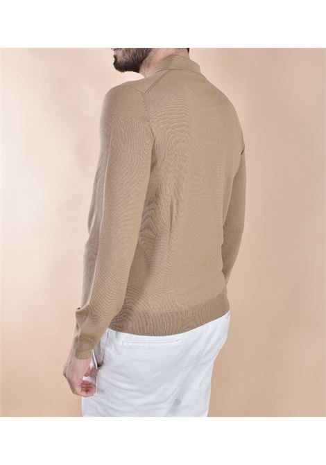 Polo  beige sans boutons ? col en V Gran Sasso Athleisure GRAN SASSO | 57189 14813111