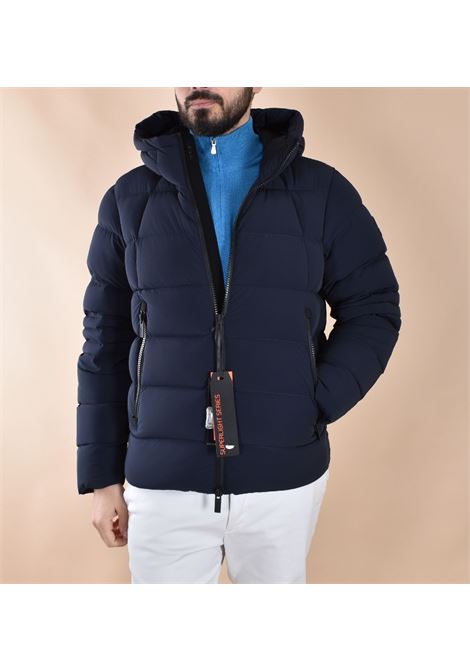 Heskimo puffer jacket in blue bistretch HèSKIMO | 44001801
