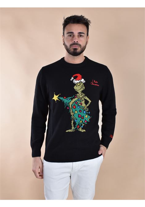 Maglia Mc2 Saint Barth Grinch CHristmas nera MC2 SAINT BARTH | 0249000
