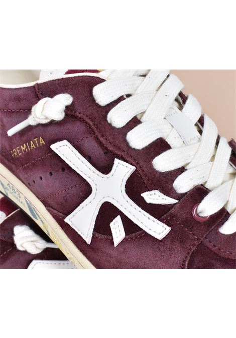 Scarpe Sneakers Premiata bskt Clay 7707 bordeaux PREMIATA | BSKCLAY7707
