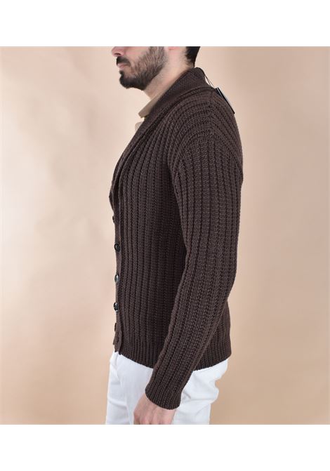 Gilet Rakki, pull ? col ch?le, chocolat, style old school, soldat Rakkì | SOLDIER02