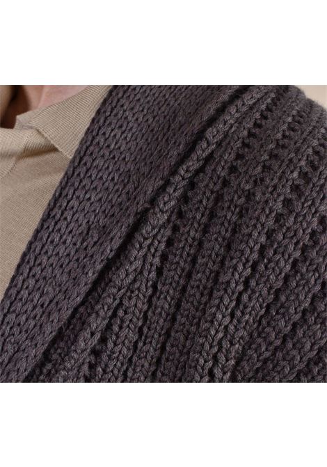 Gilet Rakki, pull ? col ch?le, chocolat, style old school, soldat Rakkì | SOLDIER02