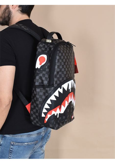 Zaino Sprayground nero grigio dripping sharks SPRAYGROUND | B583301