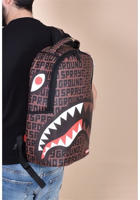 Zaino Sprayground marrone nero money split SPRAYGROUND | B722201