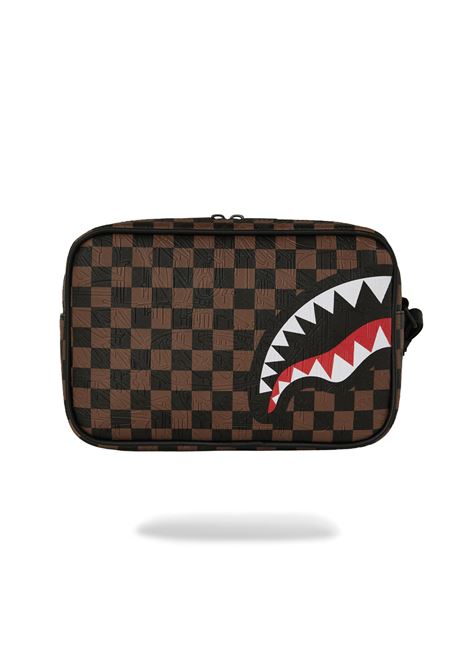Pochette Sprayground check 2 emboss toiletry beauty case SPRAYGROUND | B823801