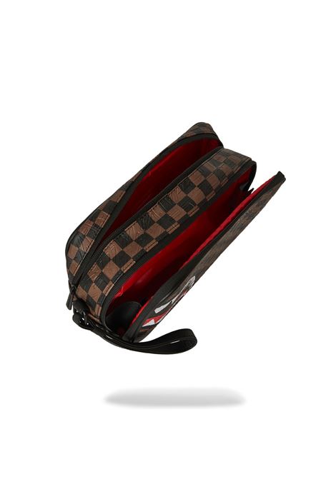 Pochette Sprayground check 2 emboss toiletry beauty case SPRAYGROUND | B823801