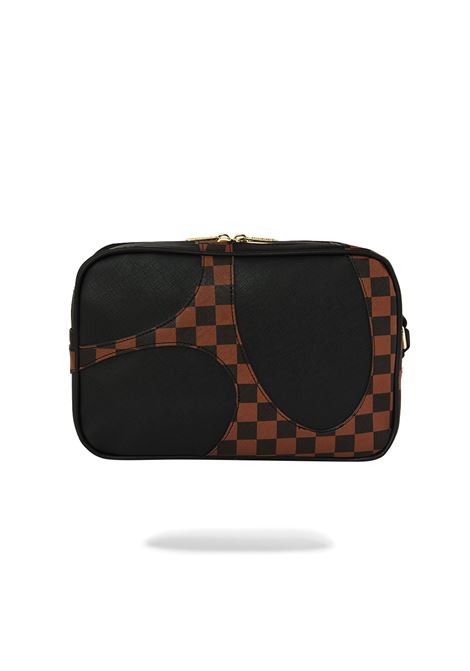 Pochette Sprayground jetstream brown toiletry beauty case SPRAYGROUND | B82821