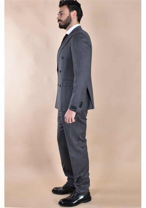 Abito Tagliatore invernale doppiopetto grigio nero TAGLIATORE | 2SVS20B11 060107N3014