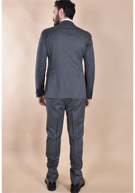 Abito Tagliatore invernale doppiopetto grigio nero TAGLIATORE | 2SVS20B11 060107N3014