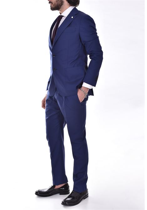 Abito Luigi Bianchi Mantova blu Drago 160 - Luigi Bianchi Mantova by Lubiam  - Vectory uomo