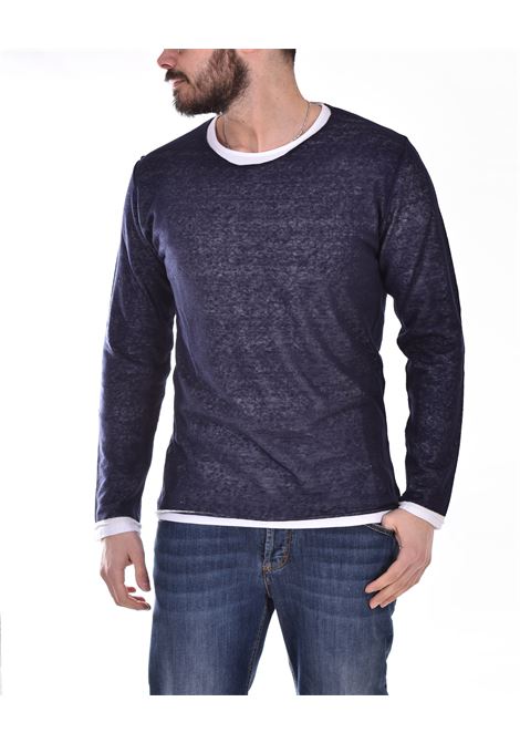Daniele Fiesoli DF0061 pullover girocollo a maglia inglese in lana
