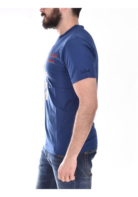 T-shirt MC2 Saint Barth uomo Austin Paperone blu PE22