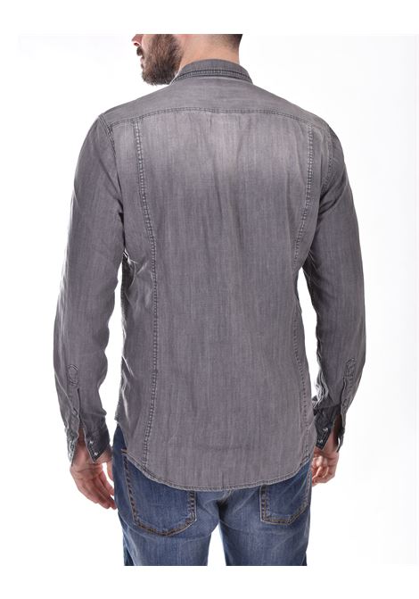 Camicia Officina 36 jeans nera alvaro - OFFICINA 36 - Vectory uomo